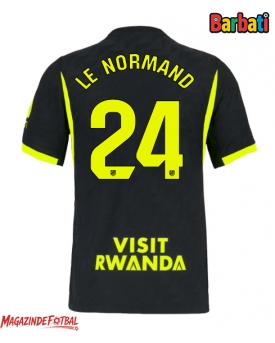 Atletico Madrid Robin Le Normand #24 Tricou Fotbal Replică 2026-27 Barbati Deplasare